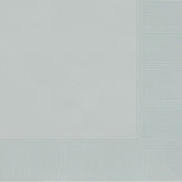 Silver 2-ply Beverage Napkins, 40ct